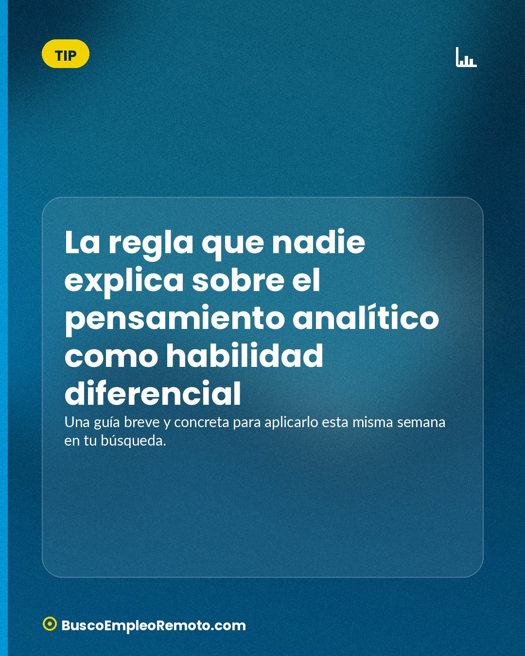 La regla que nadie explica sobre el pensamiento analítico como habilidad diferencial · imagen 1 de 1