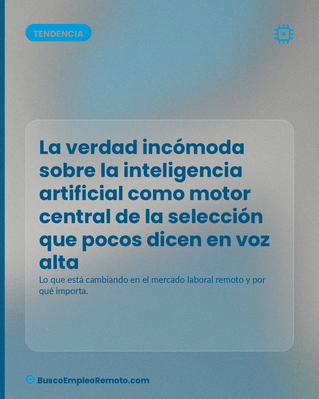 La verdad incómoda sobre la inteligencia artificial como motor central de la selección que pocos dicen en voz alta · imagen 1 de 1