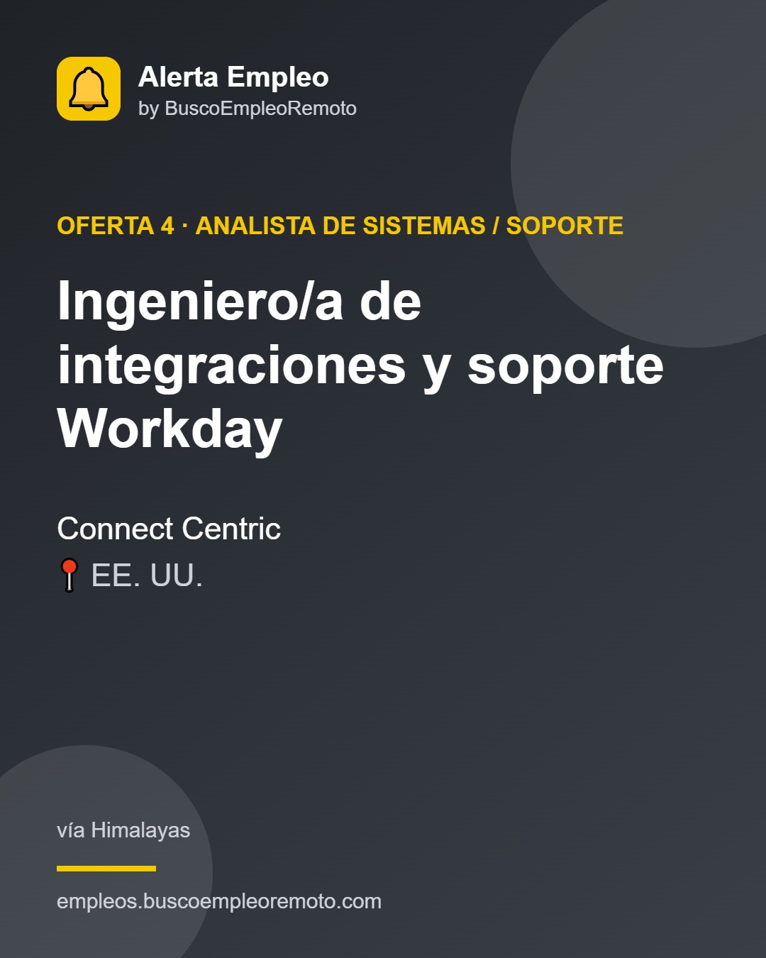 Analista de Sistemas / Soporte · 30 ofertas · imagen 5 de 6