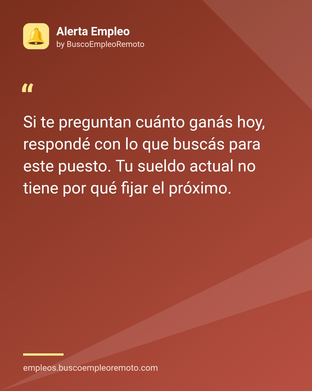Salarios · No digas tu sueldo actual primero · imagen 2 de 3