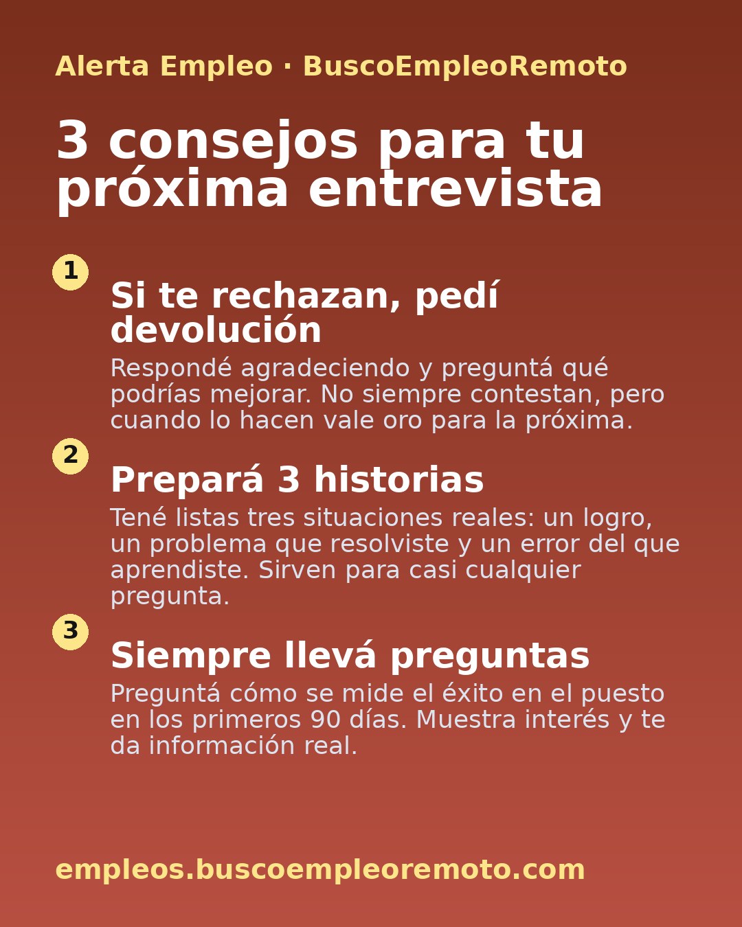 3 consejos para tu próxima entrevista